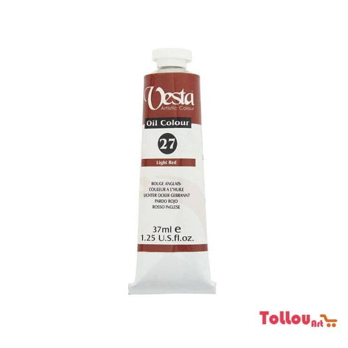 رنگ روغن وستا Light Red 27 حجم 37 میل
