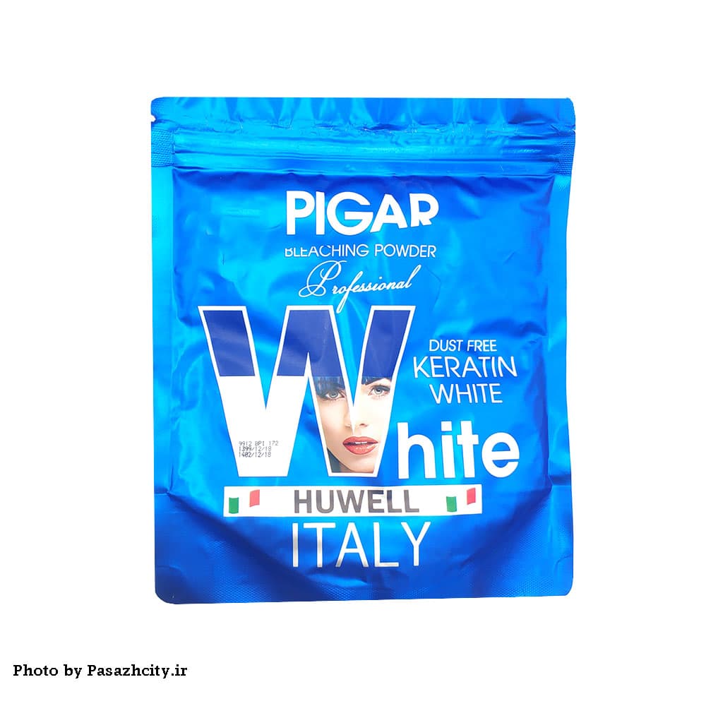 پودر دکلره سفید پیگار حجم 400 گرم