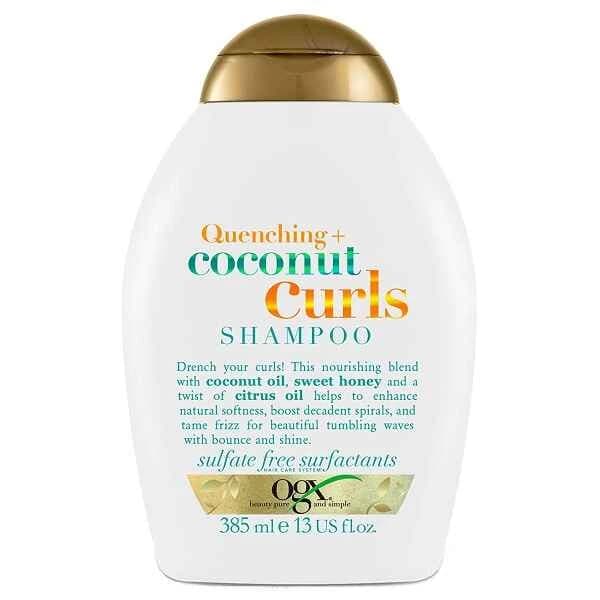 شامپو مو فر coconut curls بدون سولفات OGX اوجی ایکس 385 میل — تصویر ۳