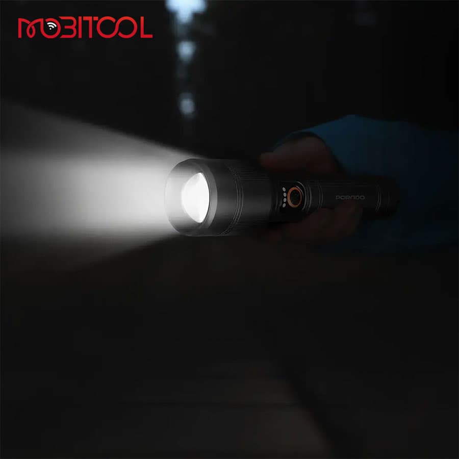 چراغ قوه شارژی 1200 لومن پرودو Porodo Lumalite 1200 Rechargeable Flashlight PDFL5101 — تصویر ۶