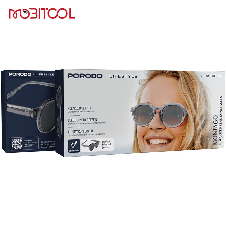 عینک آفتابی پلاریزه پرودو Porodo Montago Polarized Lens Sunglasses PDLFSTLS005 — تصویر ۶