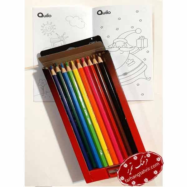 مداد رنگی 12 رنگ کویلو Quilo — تصویر ۸