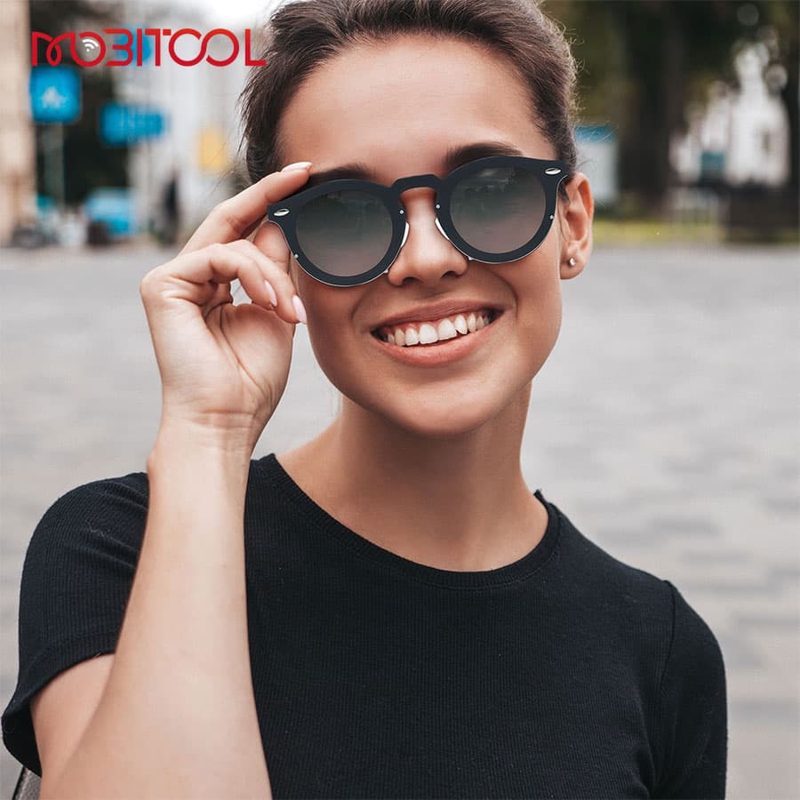 عینک آفتابی پرودو با قابلیت تنظیم نور Porodo Dale Round Frame Sunglasses PDLFST5201 — تصویر ۶