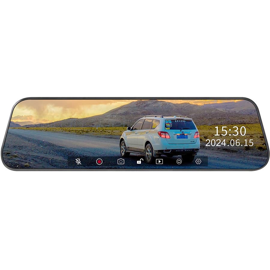 آینه دوربین دار Full HD خودرو پرودو Porodo Mirror Camera Full HD Recording LFS086