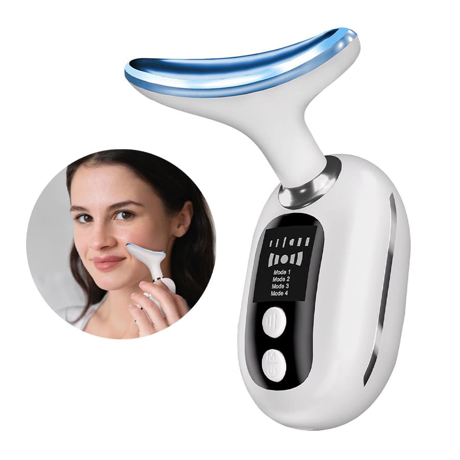 ماساژور صورت و گردن شارژی پرودو Porodo Face & Neck Light Therapy Massager PDHY48