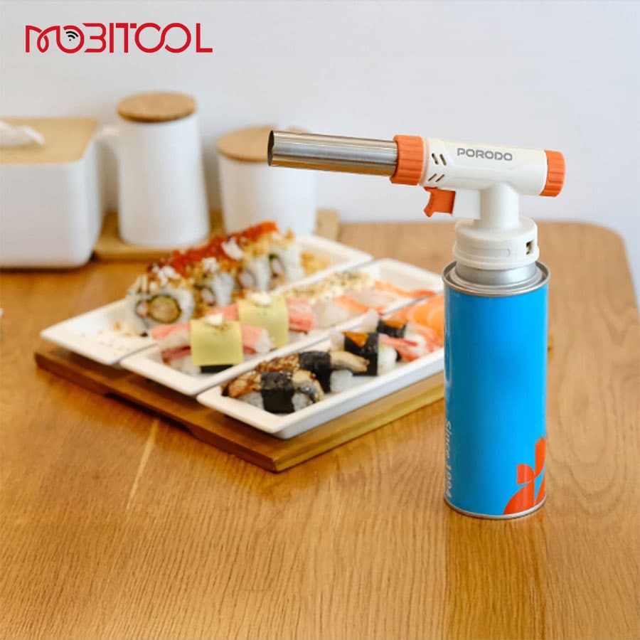 سر شعله فندکی کپسول گاز پرودو Porodo Dual-Mode Butane Gas Torch PDLFSTJY01 — تصویر ۵