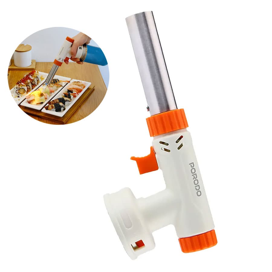 سر شعله فندکی کپسول گاز پرودو Porodo Dual-Mode Butane Gas Torch PDLFSTJY01
