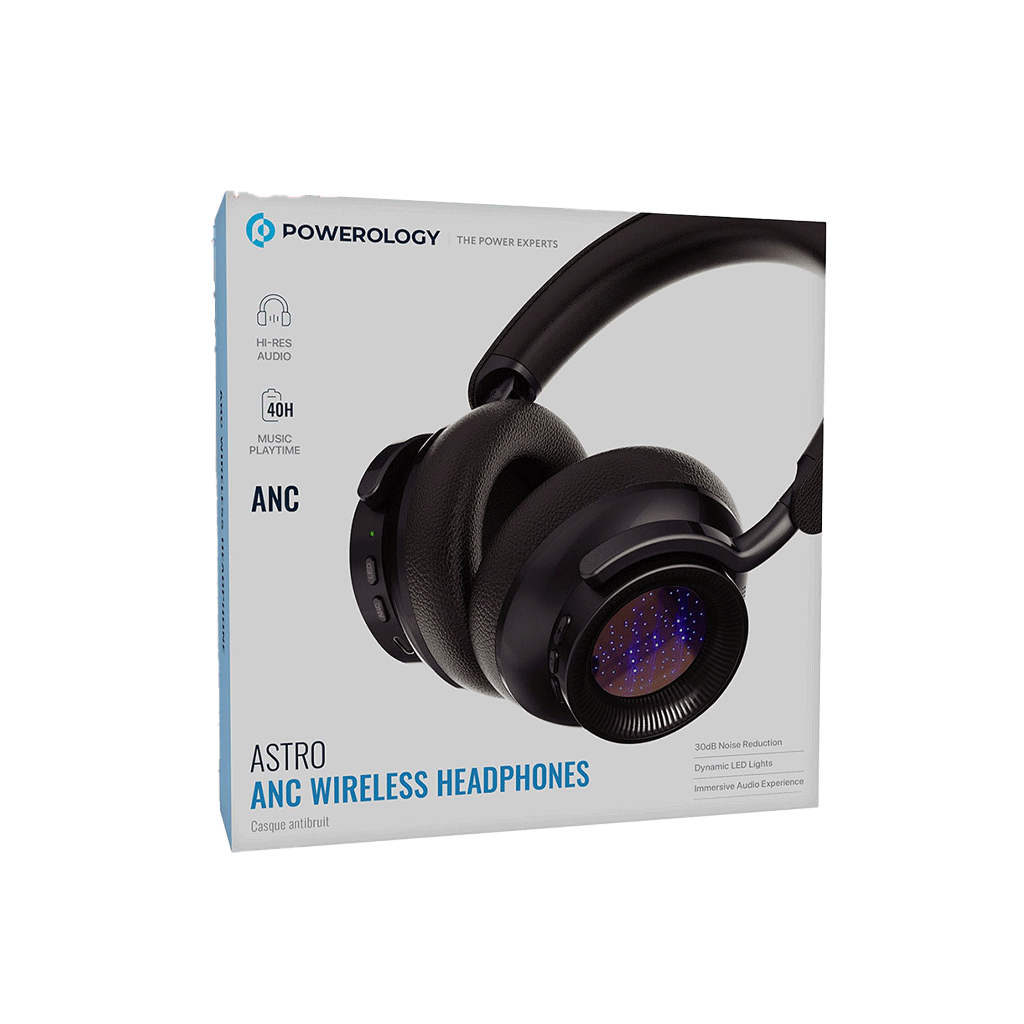 هدفون بلوتوث پاورولوژی Powerology Astro ANC Wireless Headphones — تصویر ۱۱