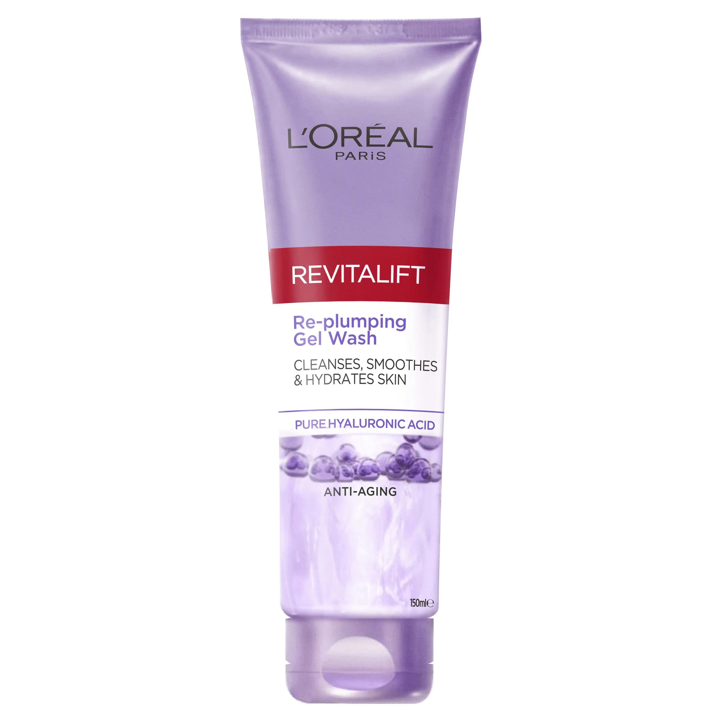 ژل شستشوی صورت لورآل سری Revitalift حاوی هیالورونیک اسید 150 میل