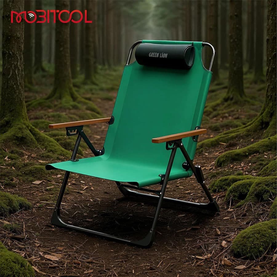 صندلی کمپینگ تاشو گرین لاین Green Lion Coast Adjustable Camping Chair — تصویر ۶