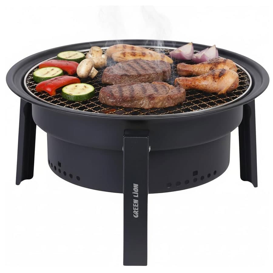 گریل باربیکیو تاشو گرین لاین Green Lion Grill Sphere Foldable BBQ Grill