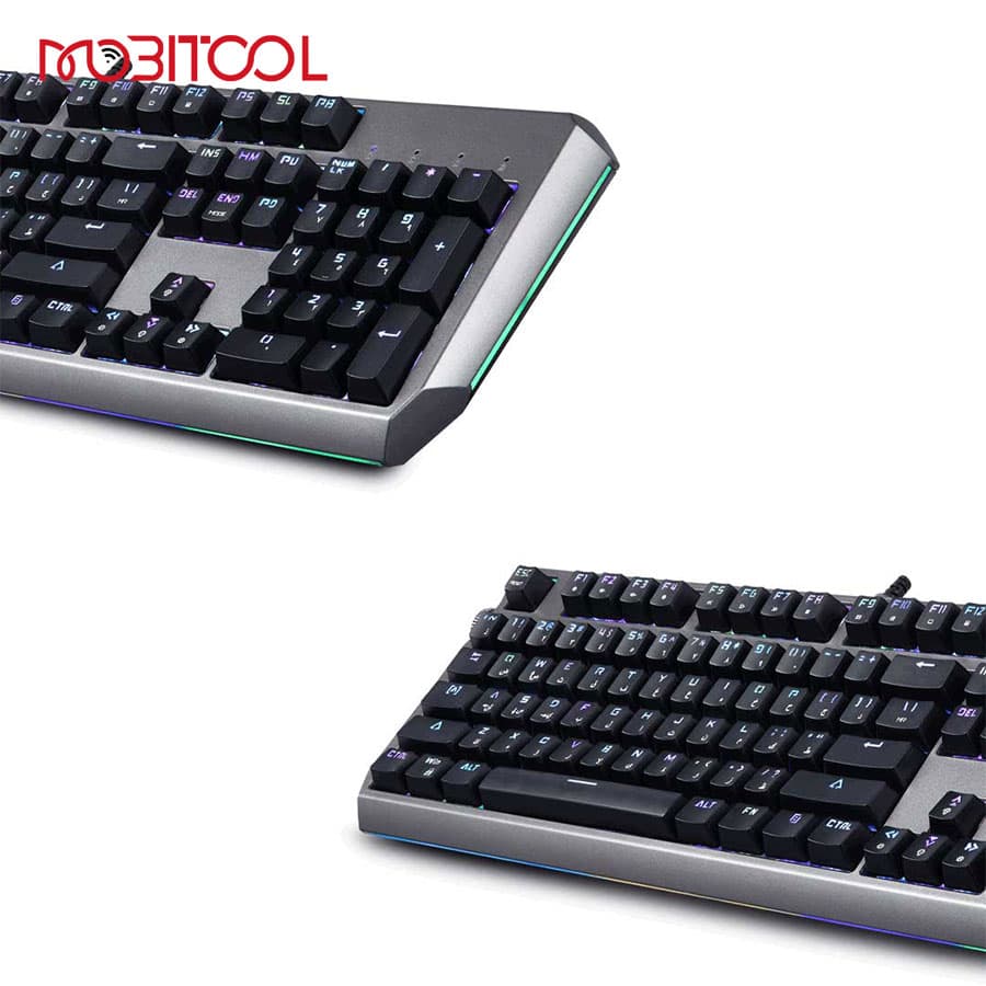 کیبورد گیمینگ مکانیکال پرودو Porodo Gaming Wired Full Keyboard with Gateron Red Switch PDX219 — تصویر ۳