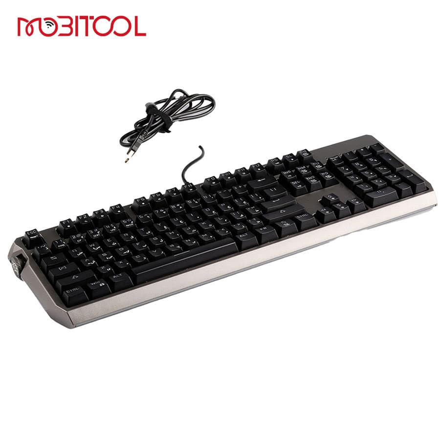 کیبورد گیمینگ مکانیکال پرودو Porodo Gaming Wired Full Keyboard with Gateron Red Switch PDX219 — تصویر ۷