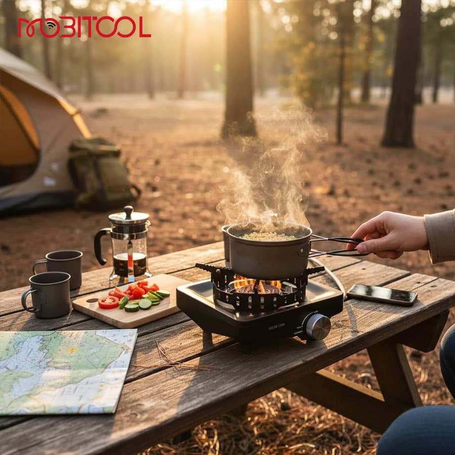 اجاق گاز مسافرتی گرین لاین Green Lion Campflame Infrared Camping Stove — تصویر ۸