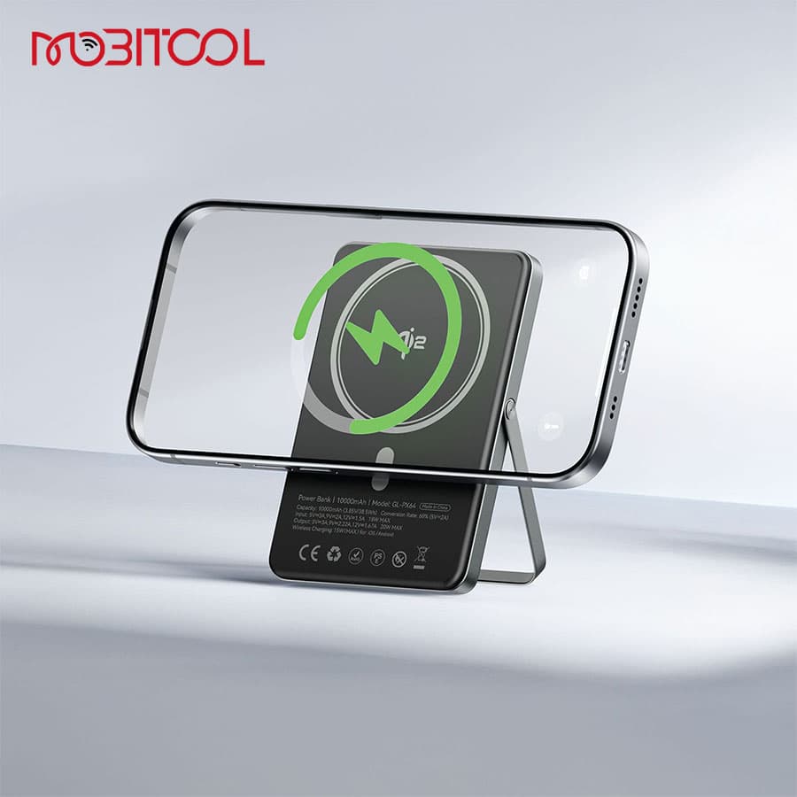 پاوربانک وایرلس 10000 گرین لاین Green Lion Vista 10000mAh Magnetic Power Bank — تصویر ۴