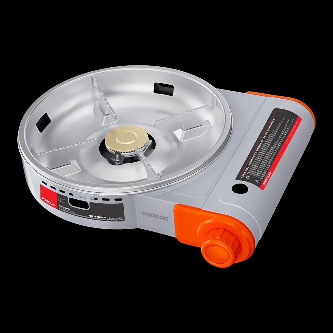 اجاق گاز رومیزی و سفری تک شعله پرودو Porodo Single Burner Tabletop Gas Stove PDLFSTK3000 — تصویر ۱۰