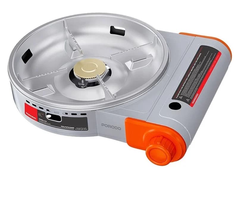 اجاق گاز رومیزی و سفری تک شعله پرودو Porodo Single Burner Tabletop Gas Stove PDLFSTK3000 — تصویر ۹