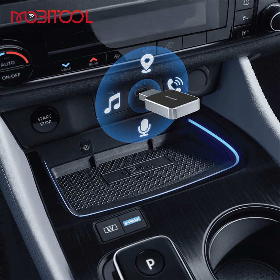 دانگل وایرلس کارپلی و اندروید اتو گرین لاین Green Lion Mini Wireless Adapter CarPlay & Android Auto — تصویر ۳