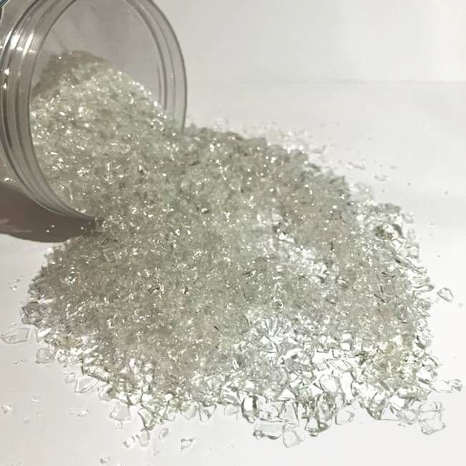 کریستال ژئود شیشه ای بی رنگ ریز — تصویر ۲
