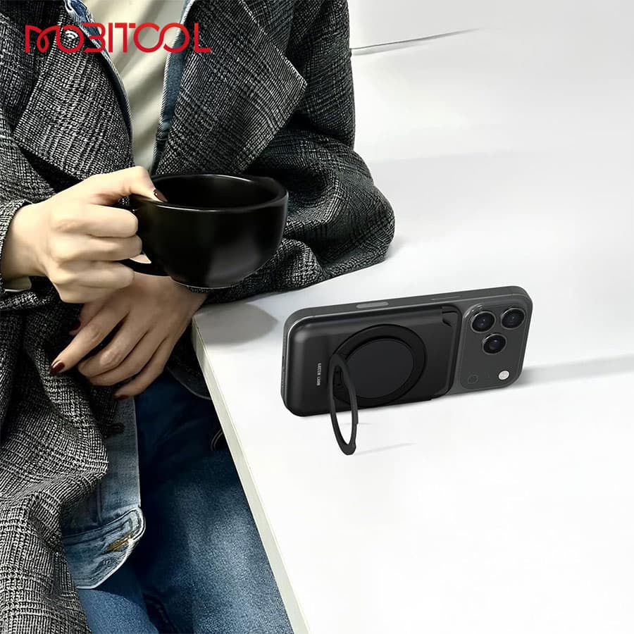 جا کارتی مگ‌ سیف گرین لاین Green Lion W4-Magsafe Wallet Card Holder — تصویر ۶