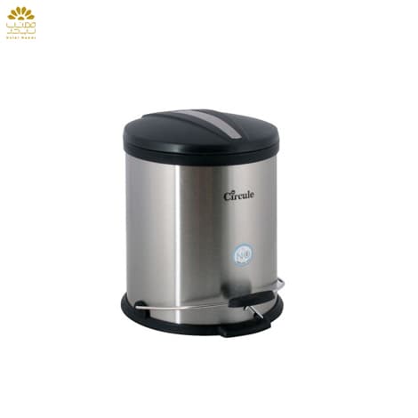 سطل زباله استیل پدالدار 5 لیتری CE510 درب پلاستیک