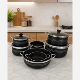 سرویس قابلمه گرانیتی 11 پارچه پاراب * قسطی — تصویر ۵