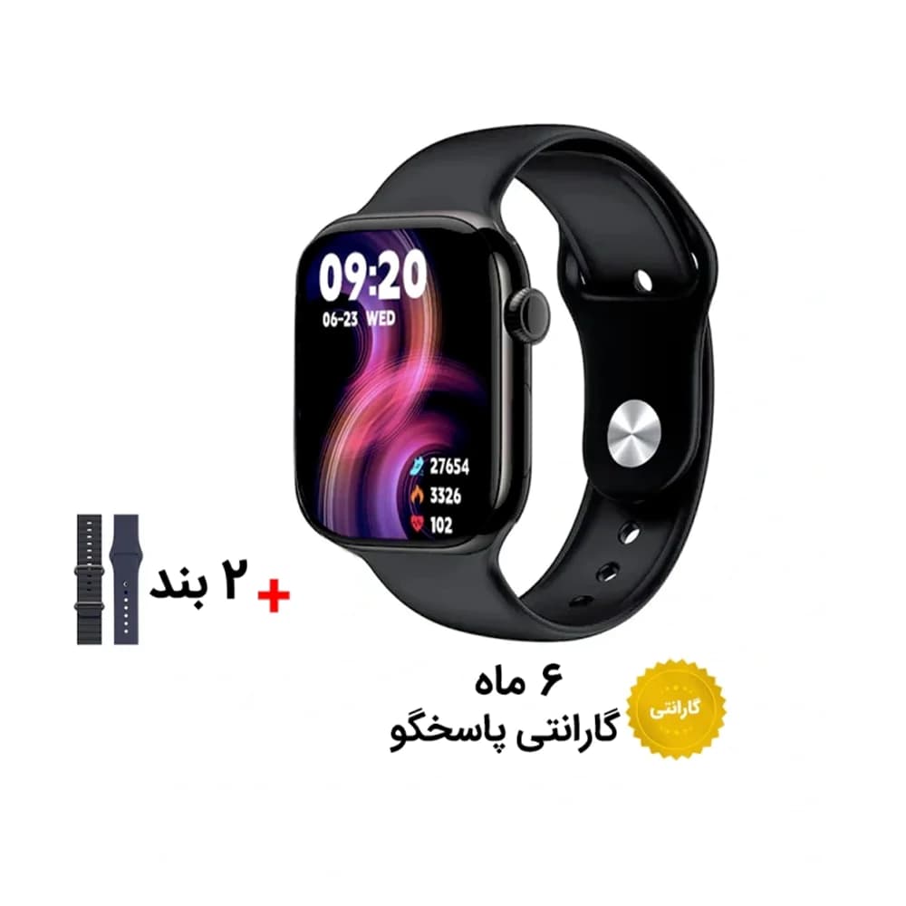 ساعت هوشمند KW61 Max با 2 بند