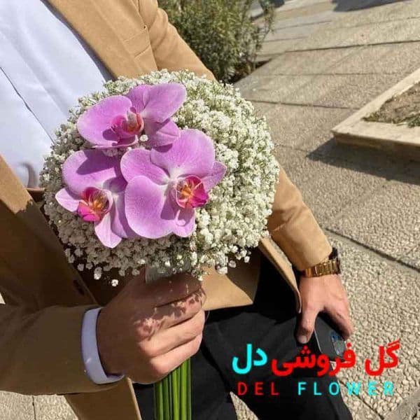 دسته گل عروس واسه عقد 642