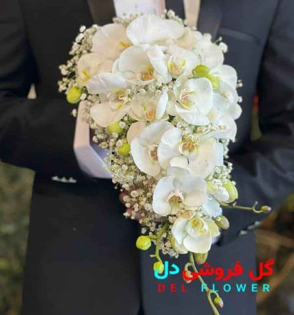 دسته گل آبشاری ارکیده 636 — تصویر ۳