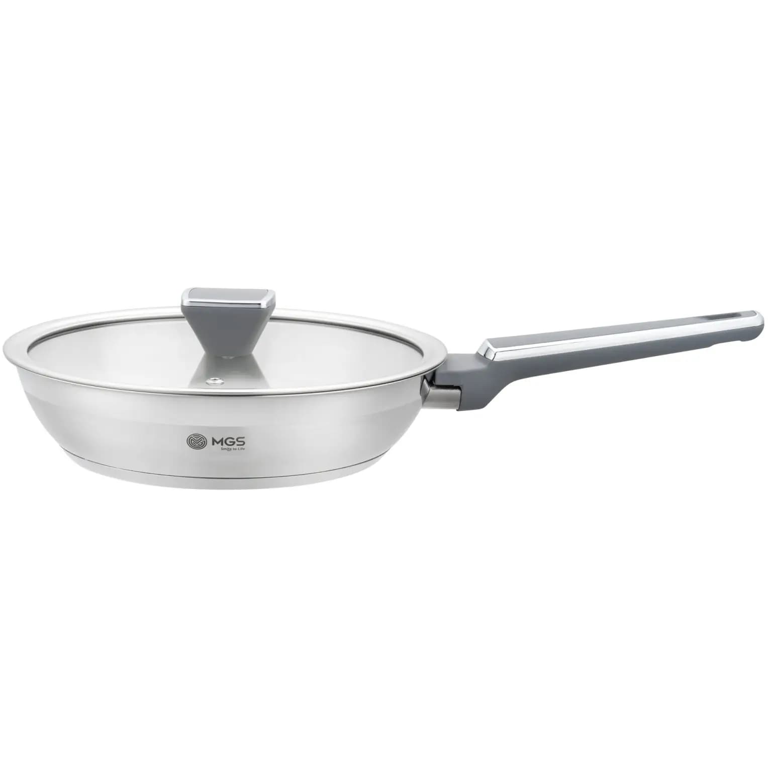 تابه سایز 24 تک دسته استیل کد ps5134 — تصویر ۳