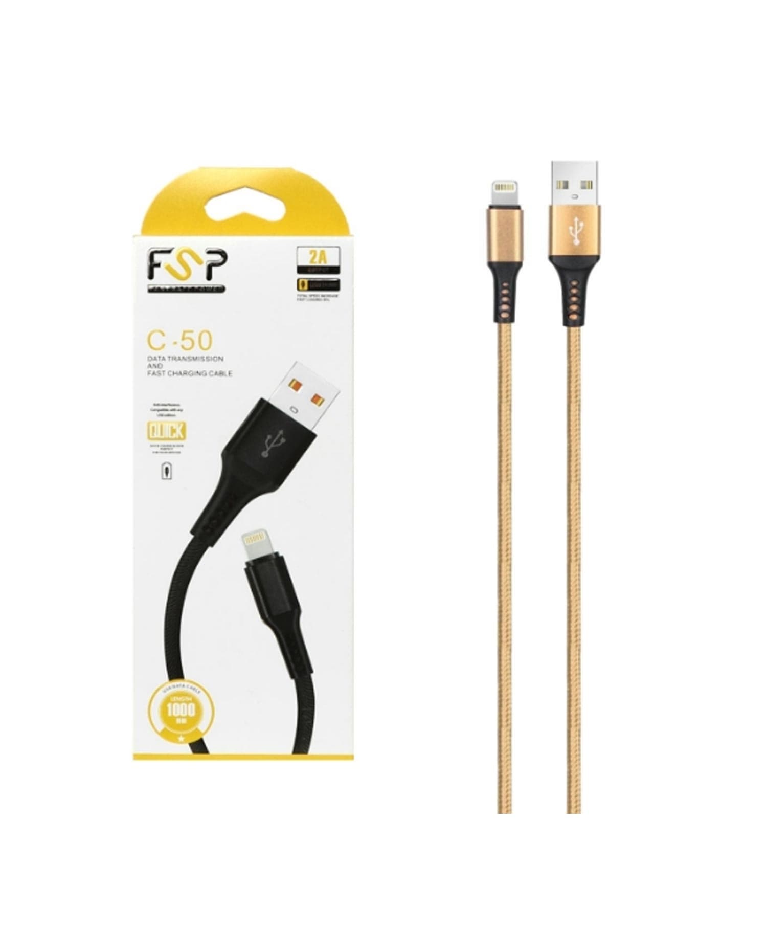 کابل تبدیل USB به Lightning مدل C-50 — تصویر ۲