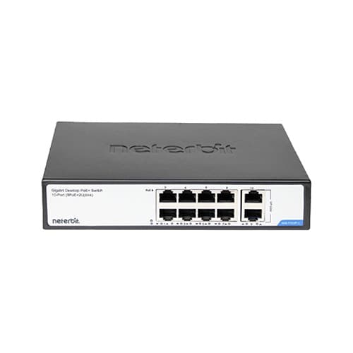 سوئیچ شبکه 8 پورت POE نتربیت مدل NGS-F1010P-C