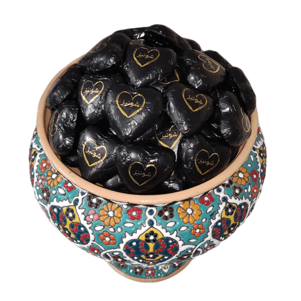 شکلات قلب تلخ ۸۵ درصد شونیز ۲۵۰ گرم