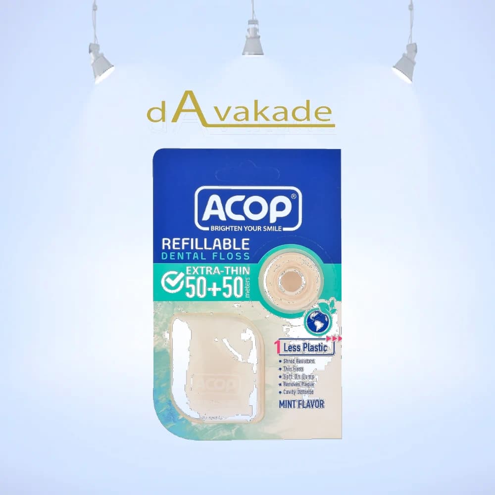 نخ دندان فوق نازک یدک دار آکوپ ACOP