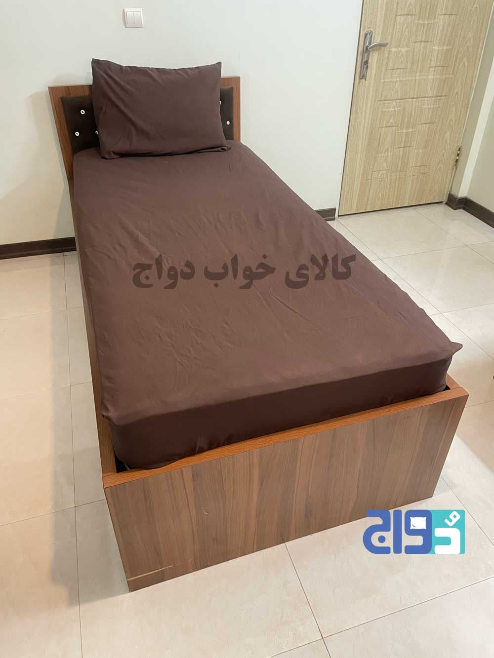 روتختی تک نفره کشدار کد 14010282 (میکرو شکلاتی)