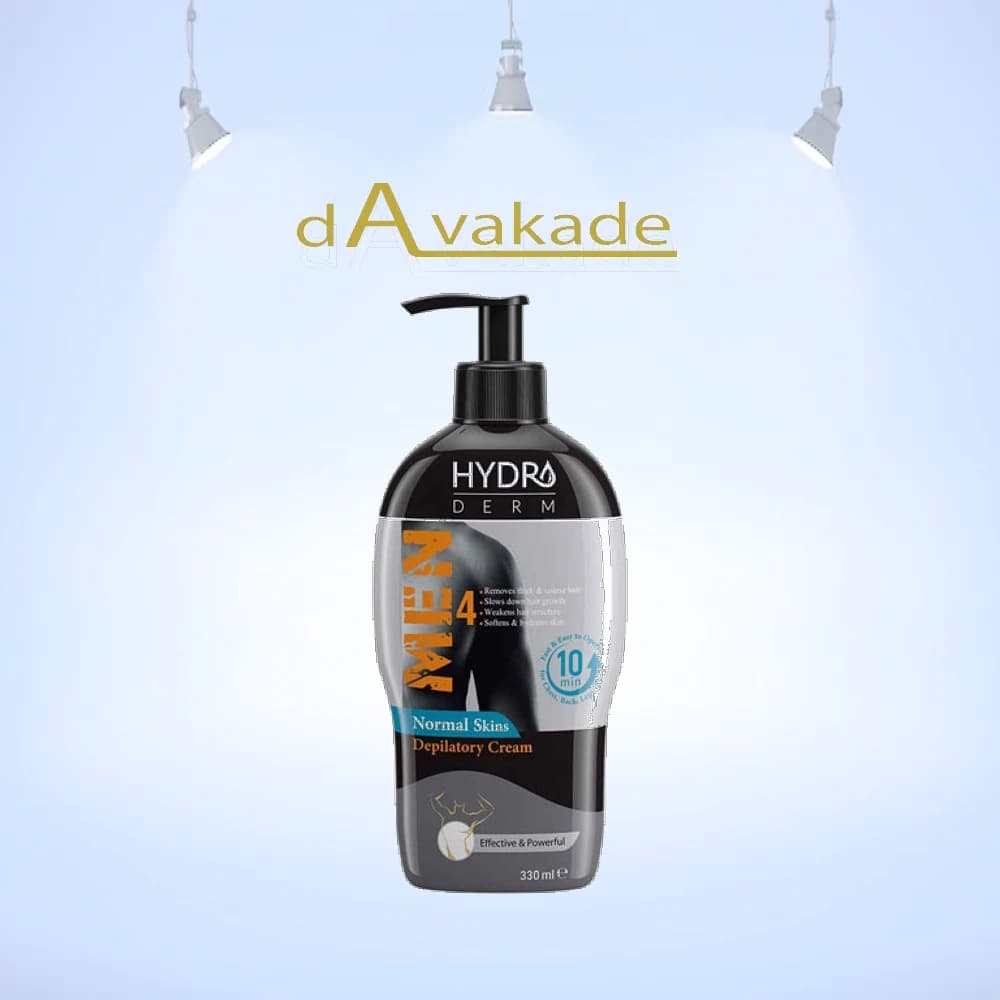 کرم موبر صورت و بدن آقایان پوست حساس 330میل هیدرودرم HYDRODERM