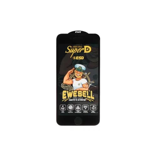 محافظ صفحه نمایش شیشه ای Super D Esd Ewesell مدل iPhone 6 – مشکی