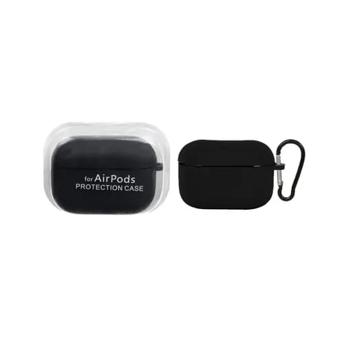 کاور ایرپاد سیلیکونی اورجینال Airpods Pro – مشکی — تصویر ۳