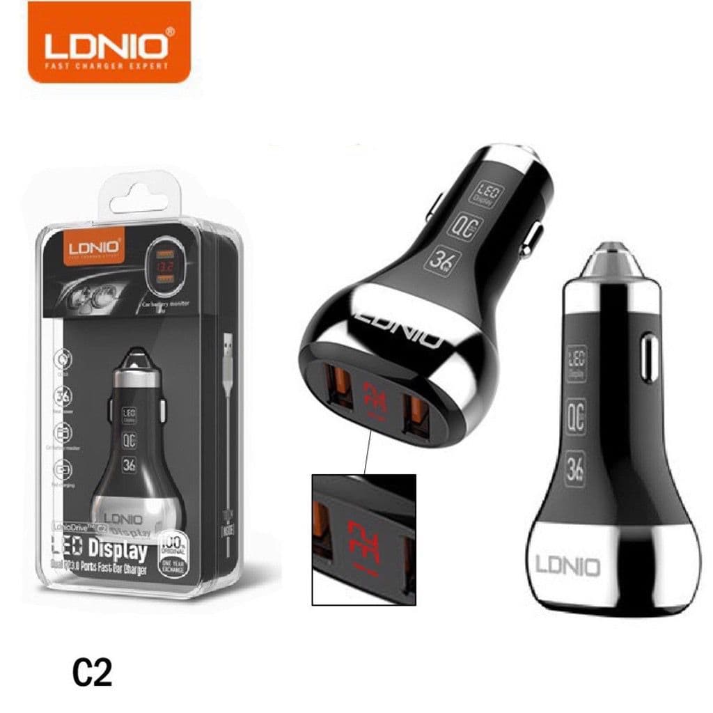 شارژر فندکی Ldnio مدل C2