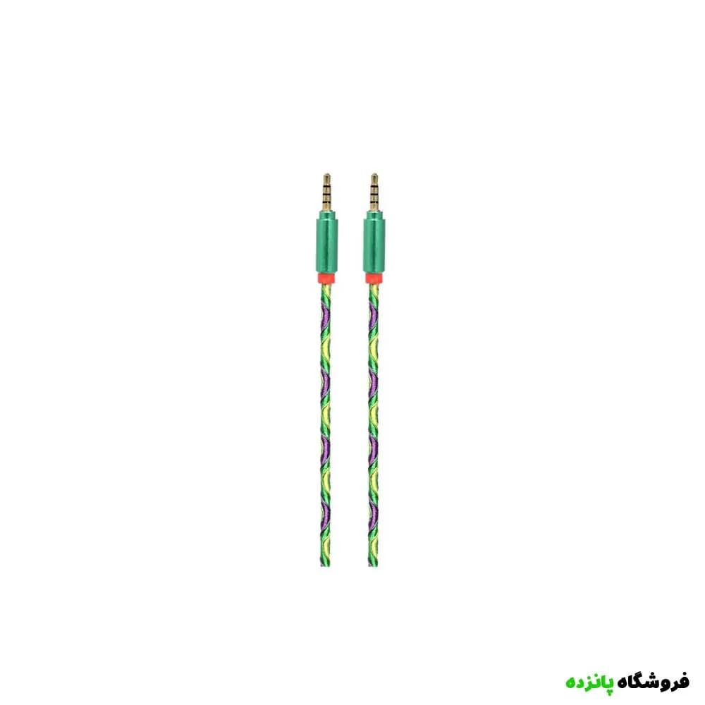 کابل 1 متری T.Mobile AUX کنفی طرح دار 3 خط — تصویر ۲