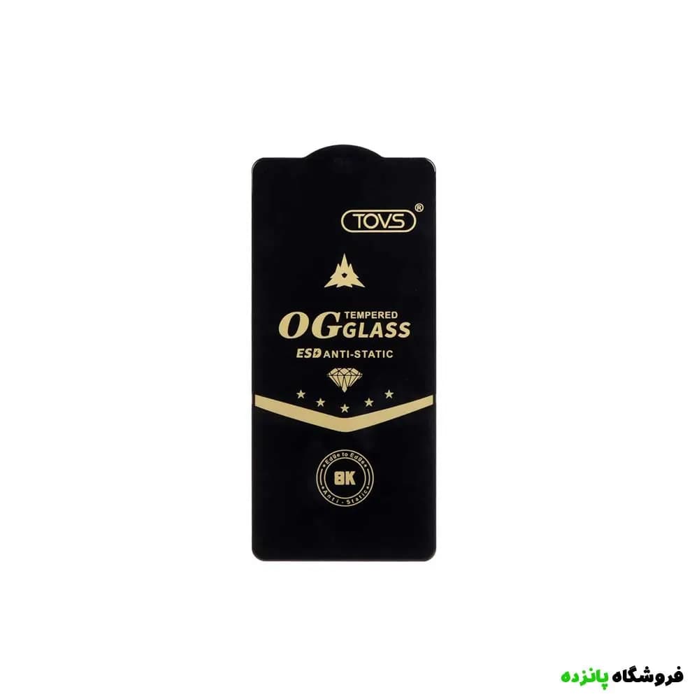 محافظ صفحه نمایش شیشه ای OG – ESD TOVS مدل Poco X6 – مشکی