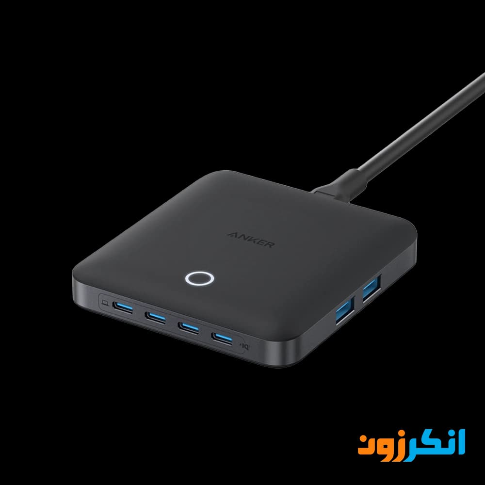 شارژر رومیزی 130 وات انکر با 6 پورت خروجی مدل A2155