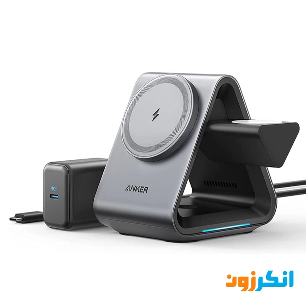 شارژر مگ‌سیف سه کاره انکر MagGo با توان 15 وات مدل B2599