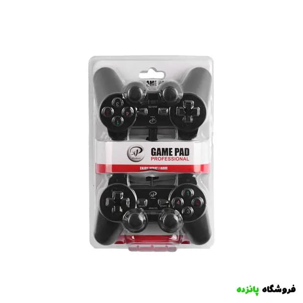 دسته بازی دوبل شوک دار باسیم XP Product مدل – مشکی
