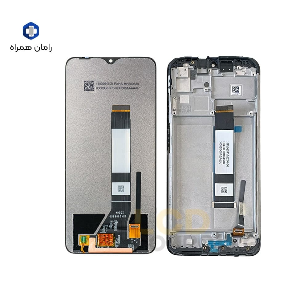 ال سی دی شیائومی بافرم شرکتی LCD XIAOMI POCO M3 REDMI9T BLACK
