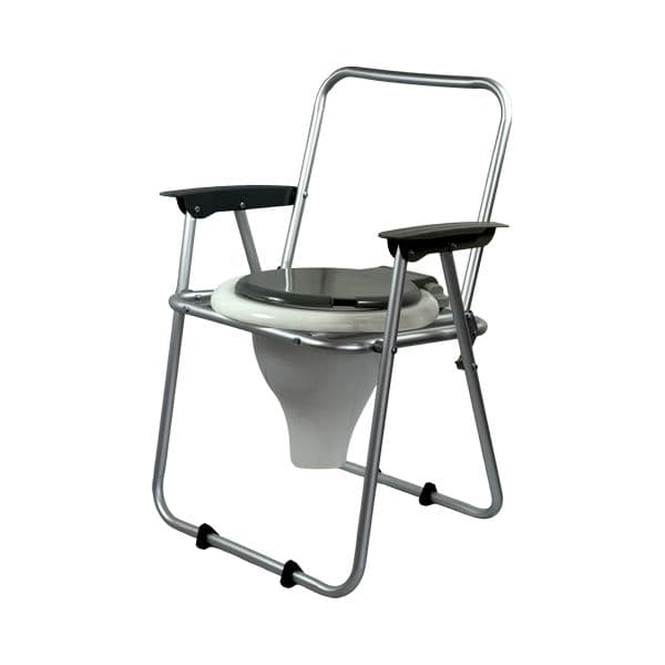 صندلی توالت آلومینیومی تاشو ML-25 — تصویر ۲