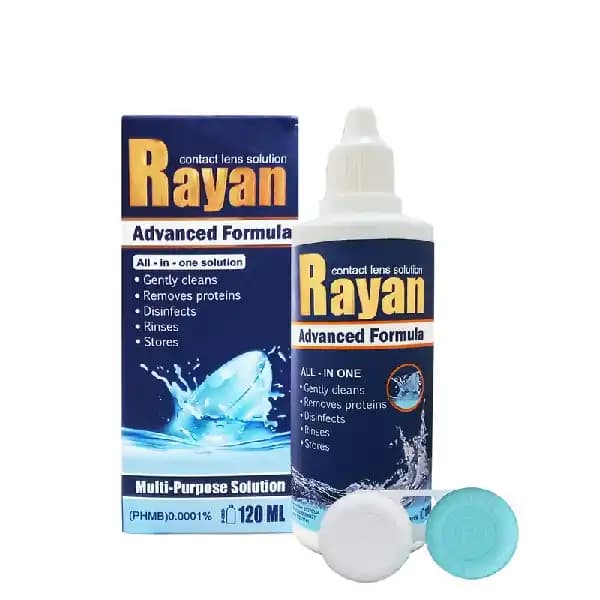 محلول شستشوی لنز رایان مدل Multi Purpose Solution حجم 120 میلی لیتر — تصویر ۲