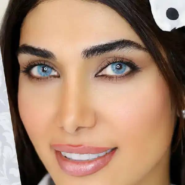لنز رنگی چشم اکسیژن آی شماره 315 مدل Ice blue