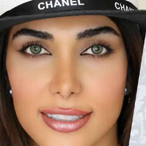 لنز رنگی چشم اکسیژن آی شماره 312 مدل olive green