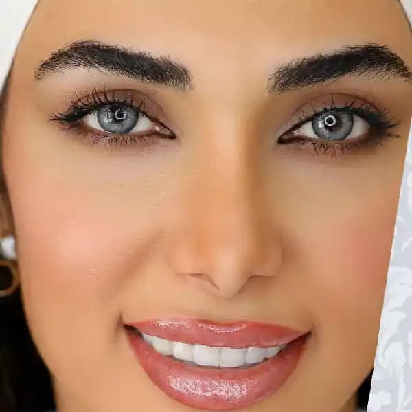 لنز رنگی چشم اکسیژن آی شماره 302 مدل bluish gray — تصویر ۳